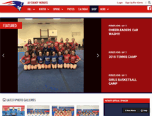 Tablet Screenshot of jcpatriotsathletics.com